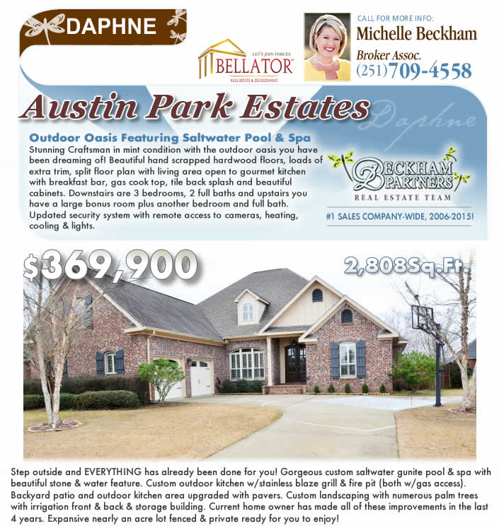 Austin Park, Daphne, AL Home for Sale