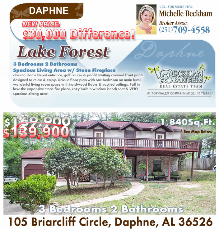 Lake Forest, Daphne AL Homes for Sale