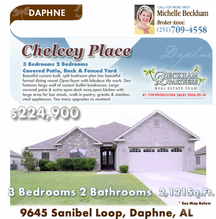 Daphne Gated Community, Beau Chene Estates Daphne AL Home For Sale