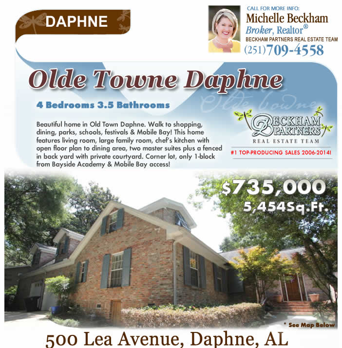 Home for Sale in Old Town Daphne - Daphne Alabama